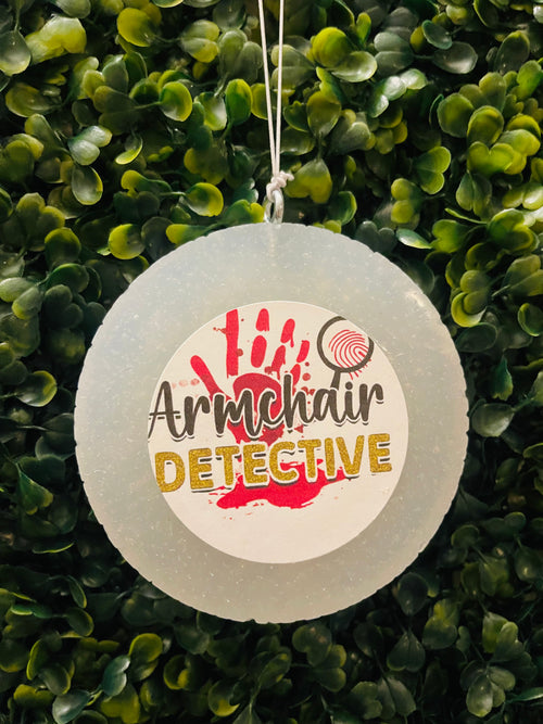 Armchair Detective Car Freshie- Scent Boys of Fall